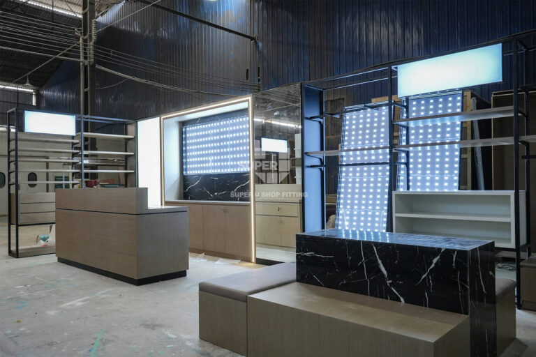 info arcular apparel footwear store fixtures